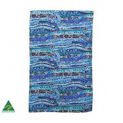 Aboriginal Art Cotton Tea Towel - Murdie Morris